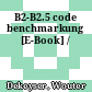 B2-B2.5 code benchmarkung [E-Book] /