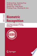 Biometric Recognition [E-Book] : 16th Chinese Conference, CCBR 2022, Beijing, China, November 11-13, 2022, Proceedings /