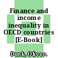 Finance and income inequality in OECD countries [E-Book] /