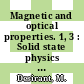 Magnetic and optical properties. 1, 3 : Solid state physics in electronics and telecommunications: international conference proceedings : Bruxelles, 02.06.58-07.06.58.