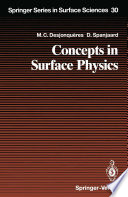 Concepts in Surface Physics [E-Book] /