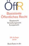Basistexte Öffentliches Recht : Textausgabe mit Sachregister und einer Einführung /