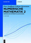 Numerische Mathematik. 2 : gewöhnliche Differentialgleichungen [E-Book] /