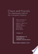 Chaos and fractals: the mathematics behind the computer graphics: course : Providence, RI, 06.08.88-07.08.88 /