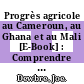 Progrès agricole au Cameroun, au Ghana et au Mali [E-Book] : Comprendre les causes et maintenir la dynamique /