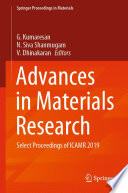 Advances in Materials Research [E-Book] : Select Proceedings of ICAMR 2019 /
