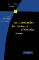 An introduction to dynamics of colloids /