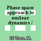 Phase space approach to nuclear dynamics /