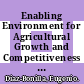 Enabling Environment for Agricultural Growth and Competitiveness [E-Book]: Evaluation, Indicators and Indices /