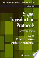 Signal transduction protocols /