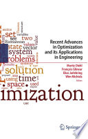 Recent Advances in Optimization and its Applications in Engineering [E-Book] : The 14th Belgian-French-German Conference on Optimization /