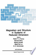Magnetism and Structure in Systems of Reduced Dimension [E-Book] /