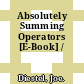 Absolutely Summing Operators [E-Book] /