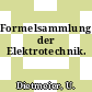 Formelsammlung der Elektrotechnik.