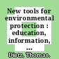New tools for environmental protection : education, information, and voluntary measures [E-Book] /
