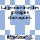 La geometrie des groupes classiques.