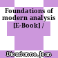 Foundations of modern analysis [E-Book] /