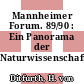 Mannheimer Forum. 89/90 : Ein Panorama der Naturwissenschaften.