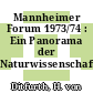 Mannheimer Forum 1973/74 : Ein Panorama der Naturwissenschaften.