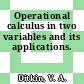 Operational calculus in two variables and its applications.