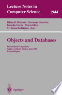 Objects and Databases [E-Book] : International Symposium Sophia Antipolis,France,June 13,2000 Revised Papers /