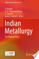 Indian Metallurgy [E-Book] : The Platinum Years /