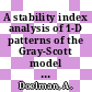 A stability index analysis of 1-D patterns of the Gray-Scott model [E-Book] /