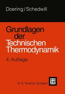 Grundlagen der technischen Thermodynamik /