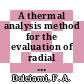 A thermal analysis method for the evaluation of radial temperature distributions in fuel channels with thermal interconnection through parallel coolant channels the 'cocktail n' computer code [E-Book]