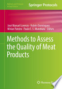 Methods to Assess the Quality of Meat Products [E-Book] /