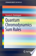 Quantum Chromodynamics Sum Rules [E-Book] /
