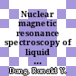 Nuclear magnetic resonance spectroscopy of liquid crystals / [E-Book]