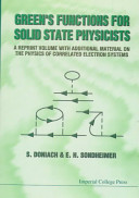 Green's functions for solid state physicists : a reprint volume with additional material on the physics of correlated electron systems /