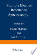 Multiple Electron Resonance Spectroscopy [E-Book] /