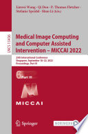Medical Image Computing and Computer Assisted Intervention - MICCAI 2022 [E-Book] : 25th International Conference, Singapore, September 18-22, 2022, Proceedings, Part VI /