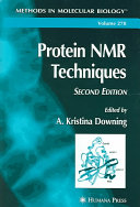 Protein NMR techniques /