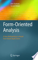 Form-Oriented Analysis [E-Book] : A New Methodology to Model Form-Based Applications /