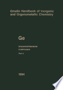 Ge Organogermanium Compounds [E-Book] : Part 4: Compounds with Germanium-Hydrogen Bonds /
