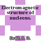 Electromagnetic structure of nucleons.