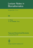 Trees and hierarchical structures, conference, proceedings : Bielefeld, 05.10.87-09.10.87.