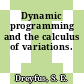 Dynamic programming and the calculus of variations.