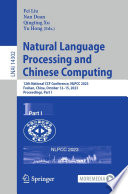 Natural Language Processing and Chinese Computing [E-Book] : 12th National CCF Conference, NLPCC 2023, Foshan, China, October 12-15, 2023, Proceedings, Part I /