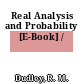 Real Analysis and Probability [E-Book] /
