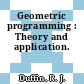 Geometric programming : Theory and application.