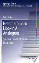 Heteroaromatic lipoxin A4 analogues : synthesis and biological evaluation /