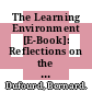 The Learning Environment [E-Book]: Reflections on the Function of Facilities /