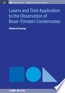 Lasers and their application to the observation of Bose-Einstein condensates [E-Book] /