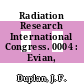 Radiation Research International Congress. 0004 : Evian, 29.06.1970-04.07.1970.