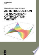 An introduction to nonlinear optimization theory [E-Book] /
