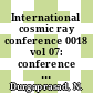 International cosmic ray conference 0018 vol 07: conference papers: mn sessions : Bangalore, 22.08.83-03.09.83.